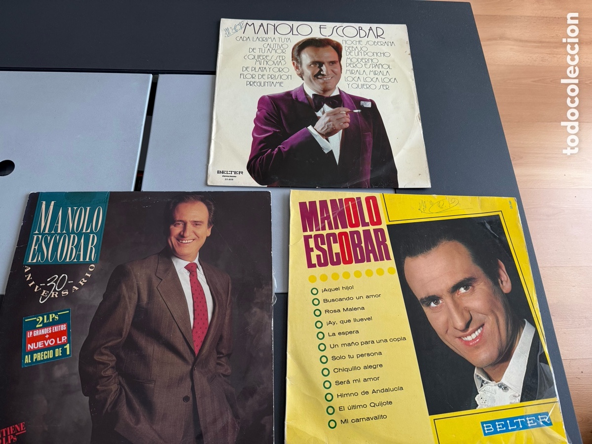 Discos de vinilo: Lote. VINILOS. MANOLO ESCOBAR - Foto 1