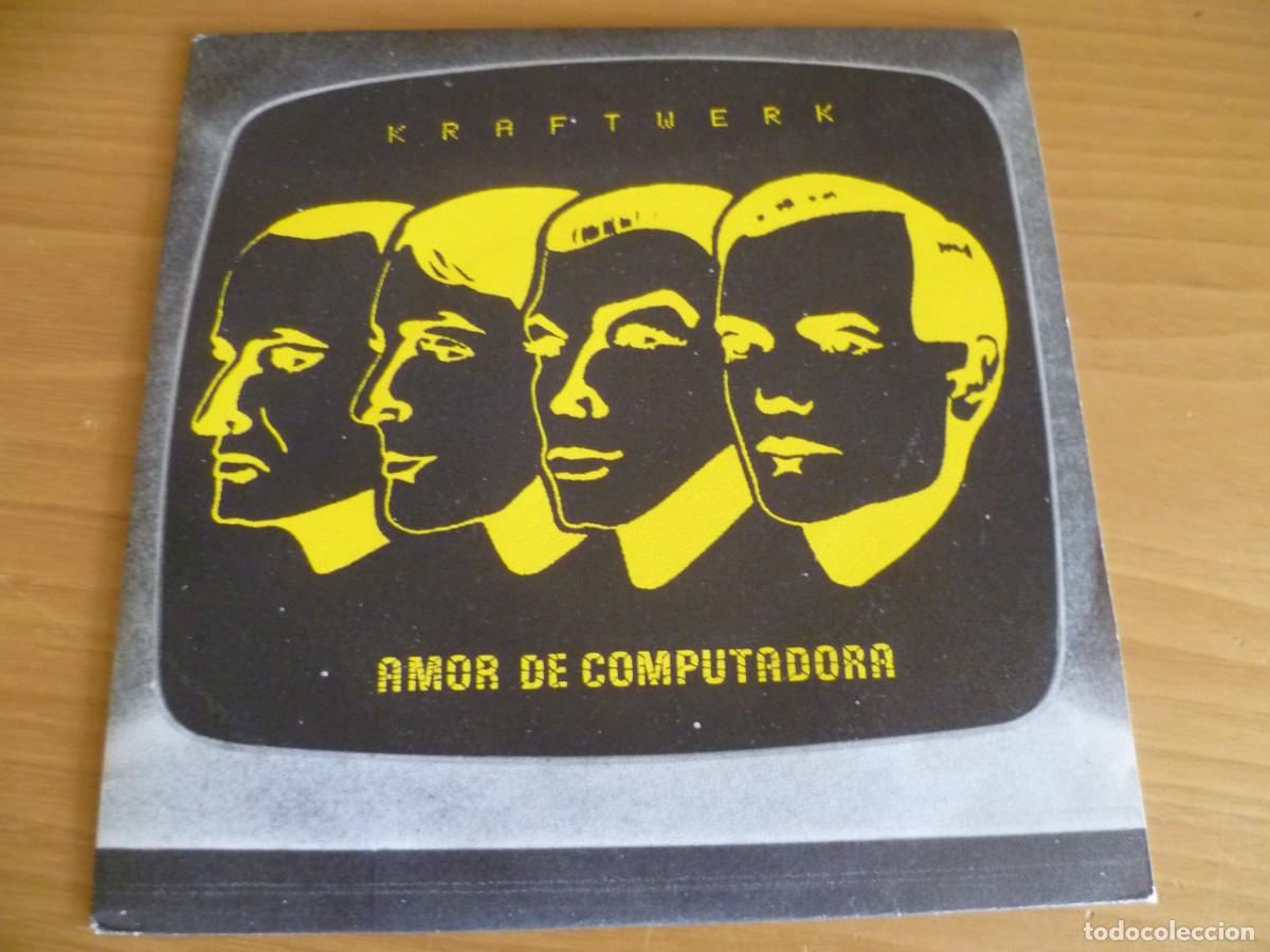 Discos de vinilo: Kraftwerk Amor De Computadora single vinilo exc- - Foto 1