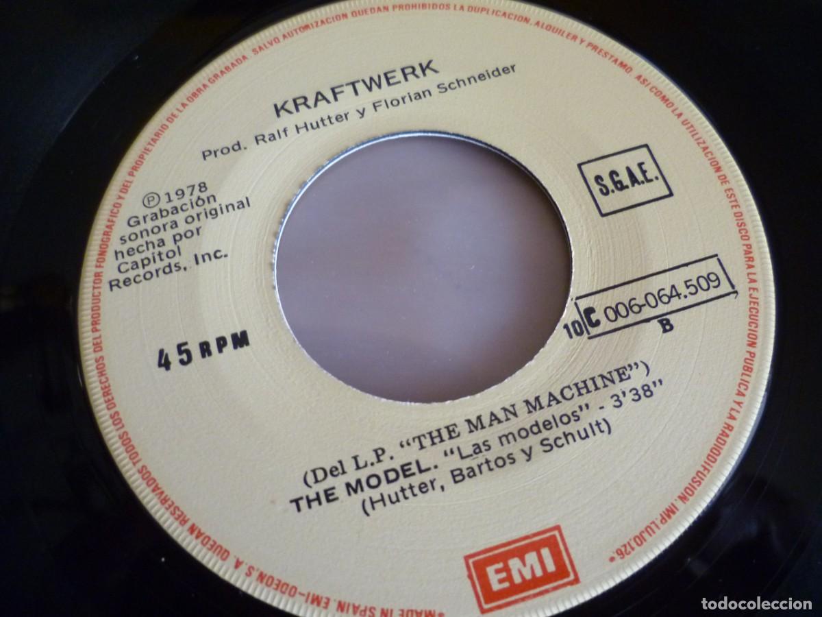 Discos de vinilo: Kraftwerk Amor De Computadora single vinilo exc- - Foto 4