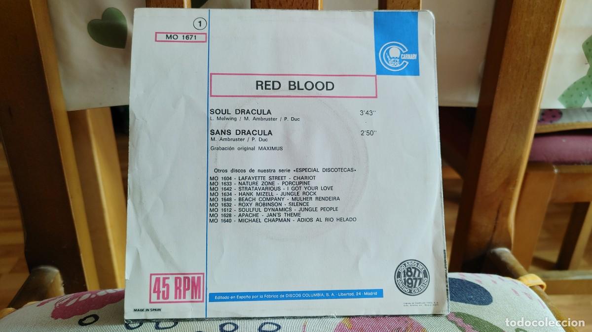 Discos de vinilo: RED BLOOD-SINGLE SOUL DRACULA - Foto 2