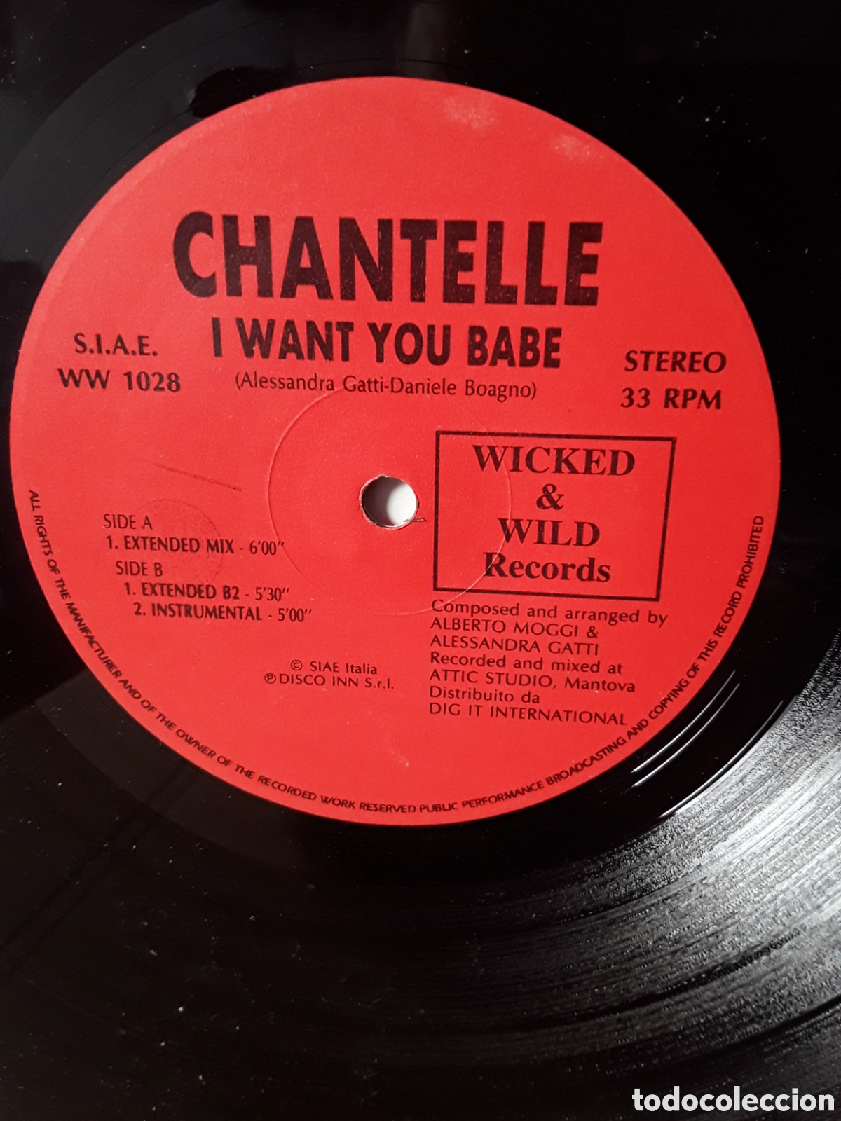 Discos de vinilo: Chantelle &lrm;&ndash; I Want You Babe - Foto 1