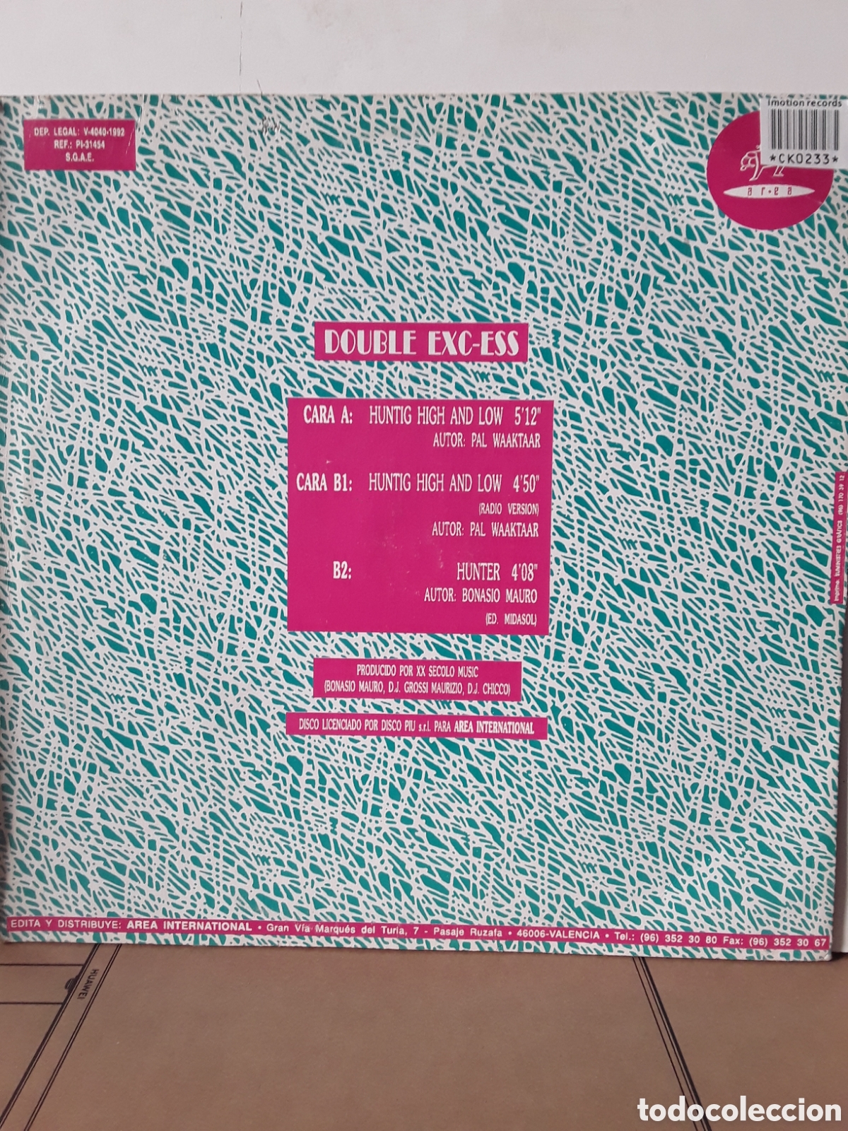 Discos de vinilo: Double Exc-Ess &lrm;&ndash; Hunting High And Low - Foto 2