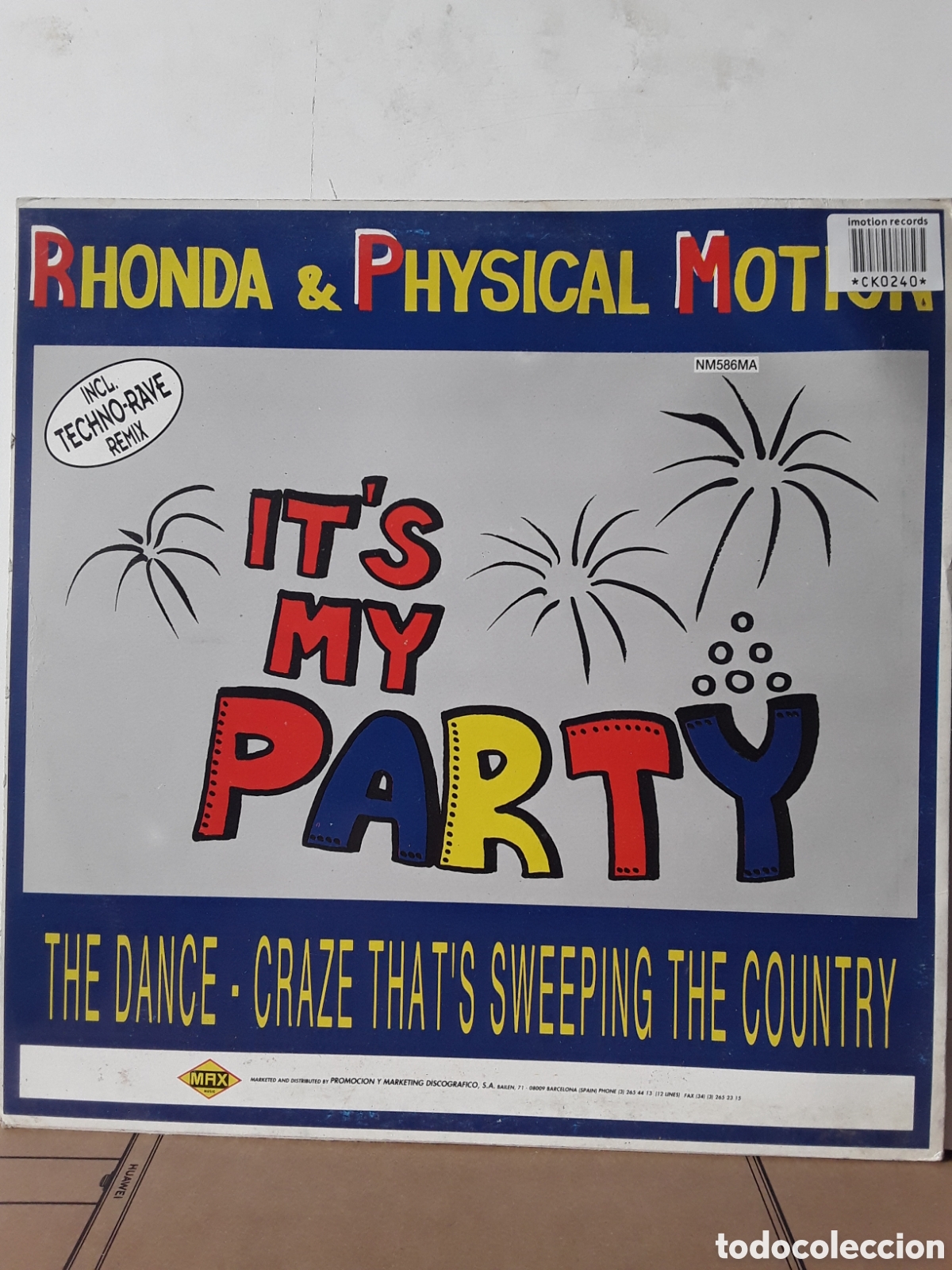 Discos de vinilo: Rhonda & Physical Motion &lrm;&ndash; Its My Party - Foto 2