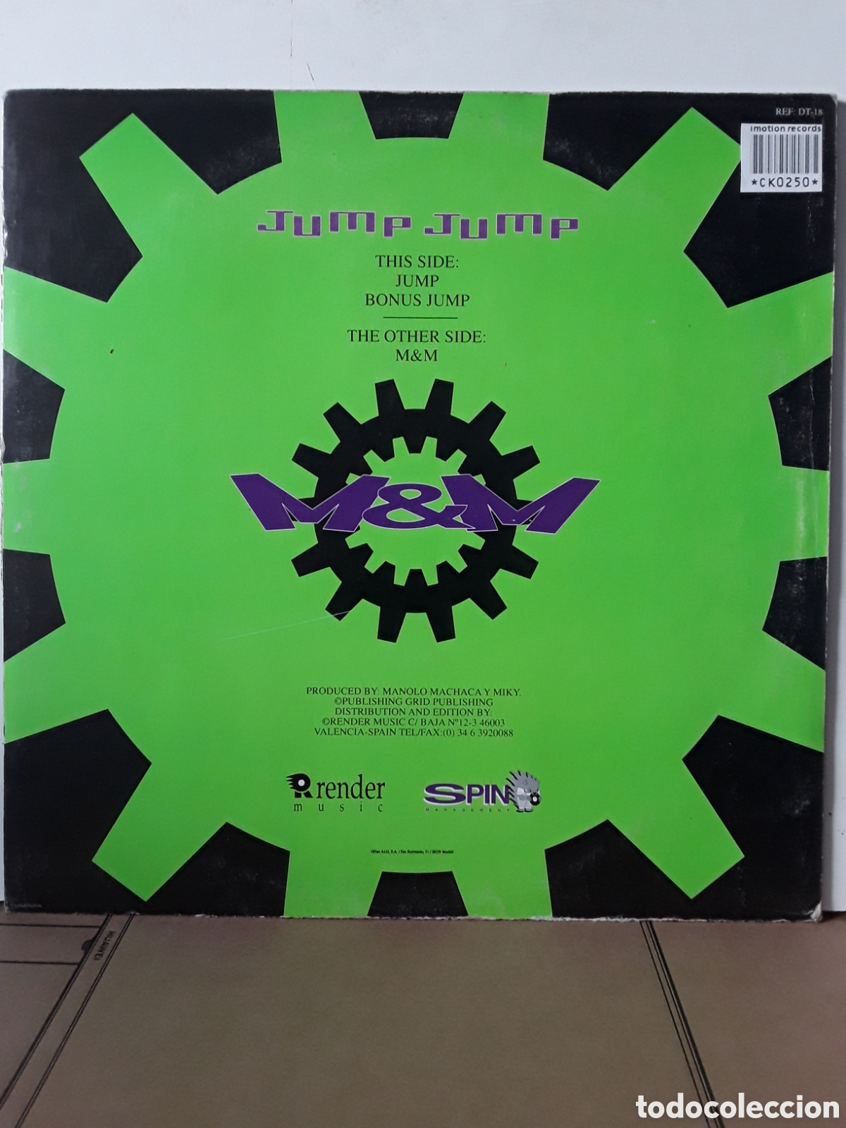 Discos de vinilo: M&M &lrm;&ndash; Jump Jump MAKINA - Foto 2
