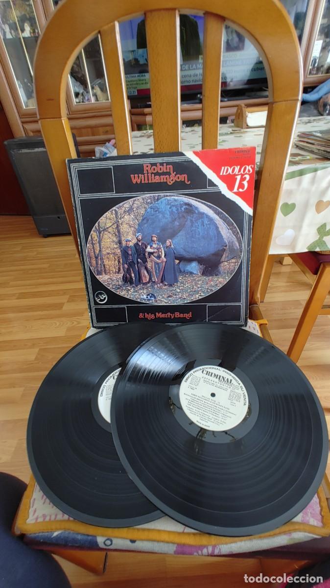 Discos de vinilo: ROBIN WILLIANSON & HIS MERRY BAND-LP DOBLE - Foto 1