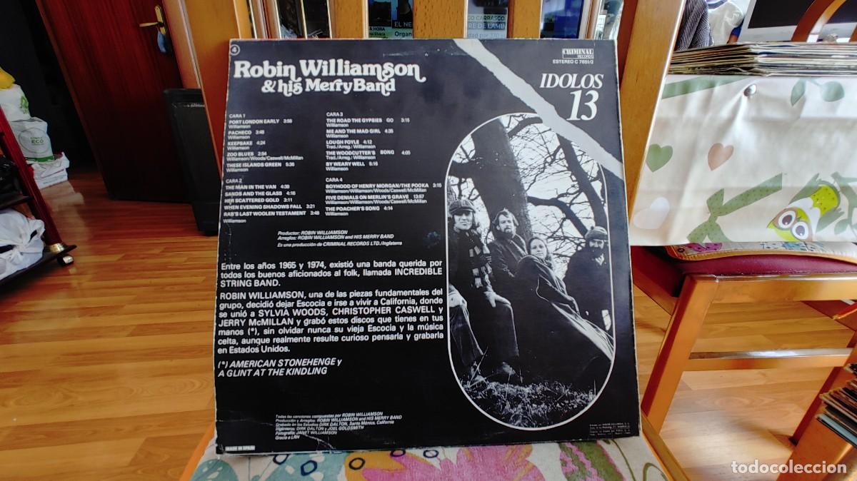 Discos de vinilo: ROBIN WILLIANSON & HIS MERRY BAND-LP DOBLE - Foto 2