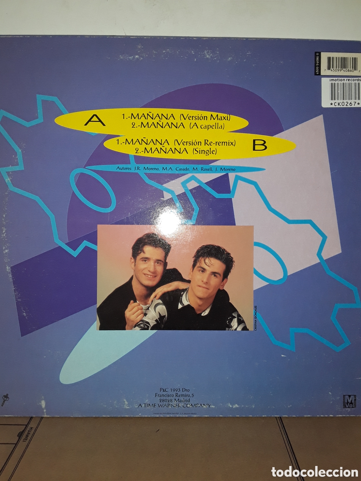 Discos de vinilo: Ray &lrm;&ndash; Ma&ntilde;ana SYNTHPOP - Foto 2