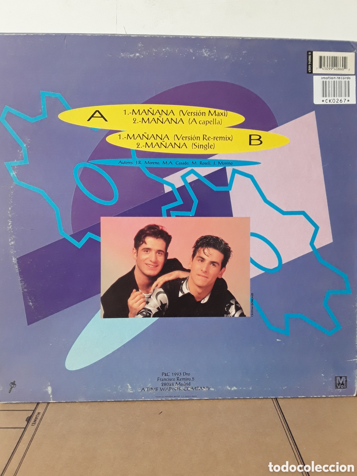 Discos de vinilo: Ray &lrm;&ndash; Ma&ntilde;ana SYNTHPOP - Foto 3