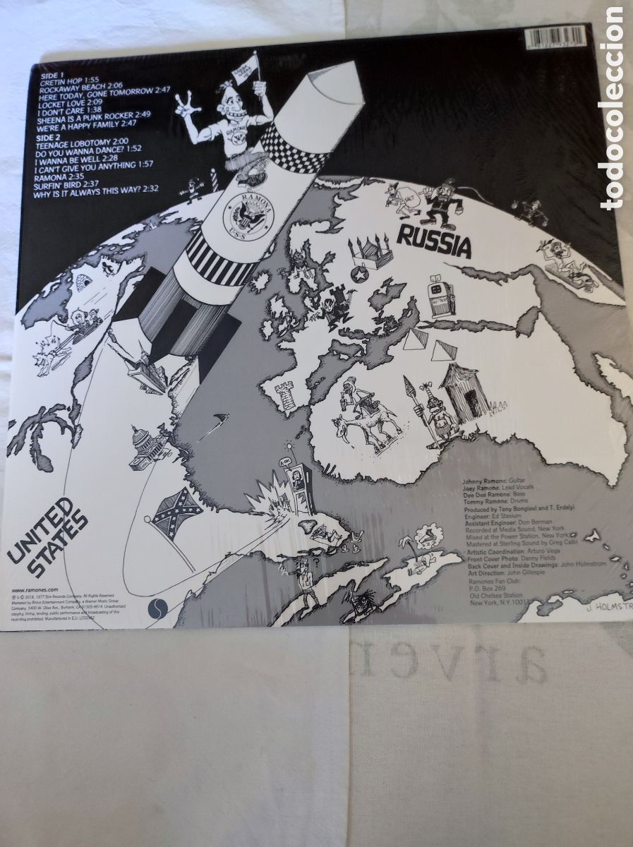 Discos de vinilo: RAMONES - ROCKET TO RUSSIA - Foto 2