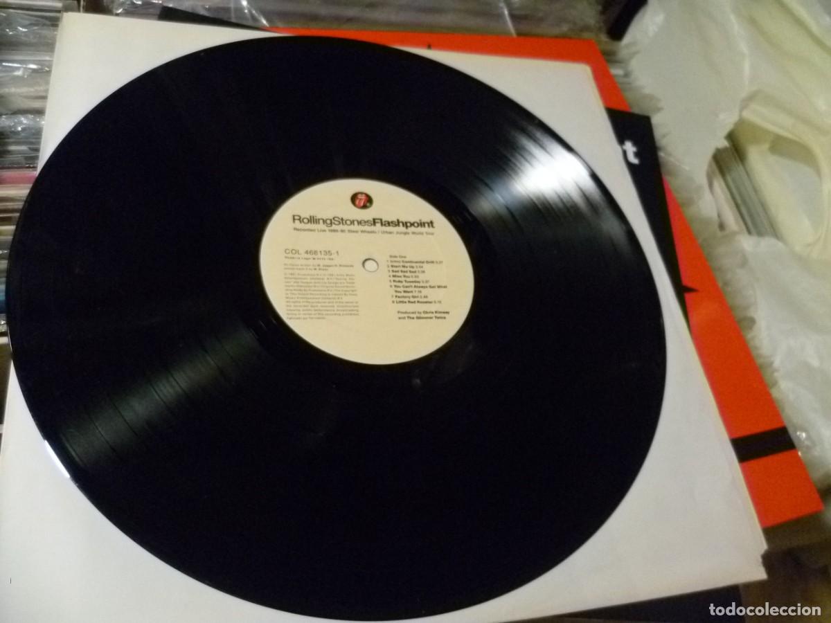 Discos de vinilo: RollingStones Flashpoint LP Spain 1991 exc- - Foto 7
