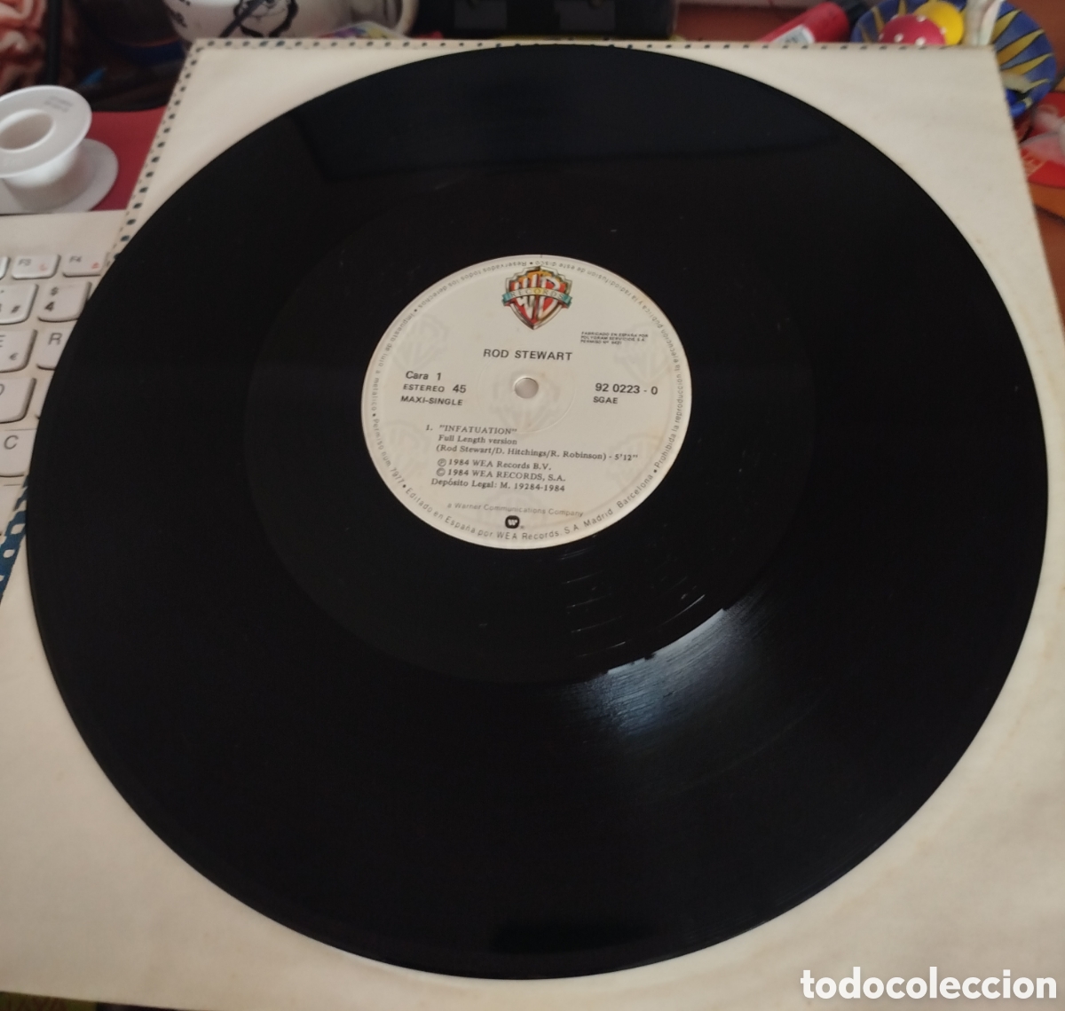 Discos de vinilo: Rod Stewart - Infatuation - Foto 2