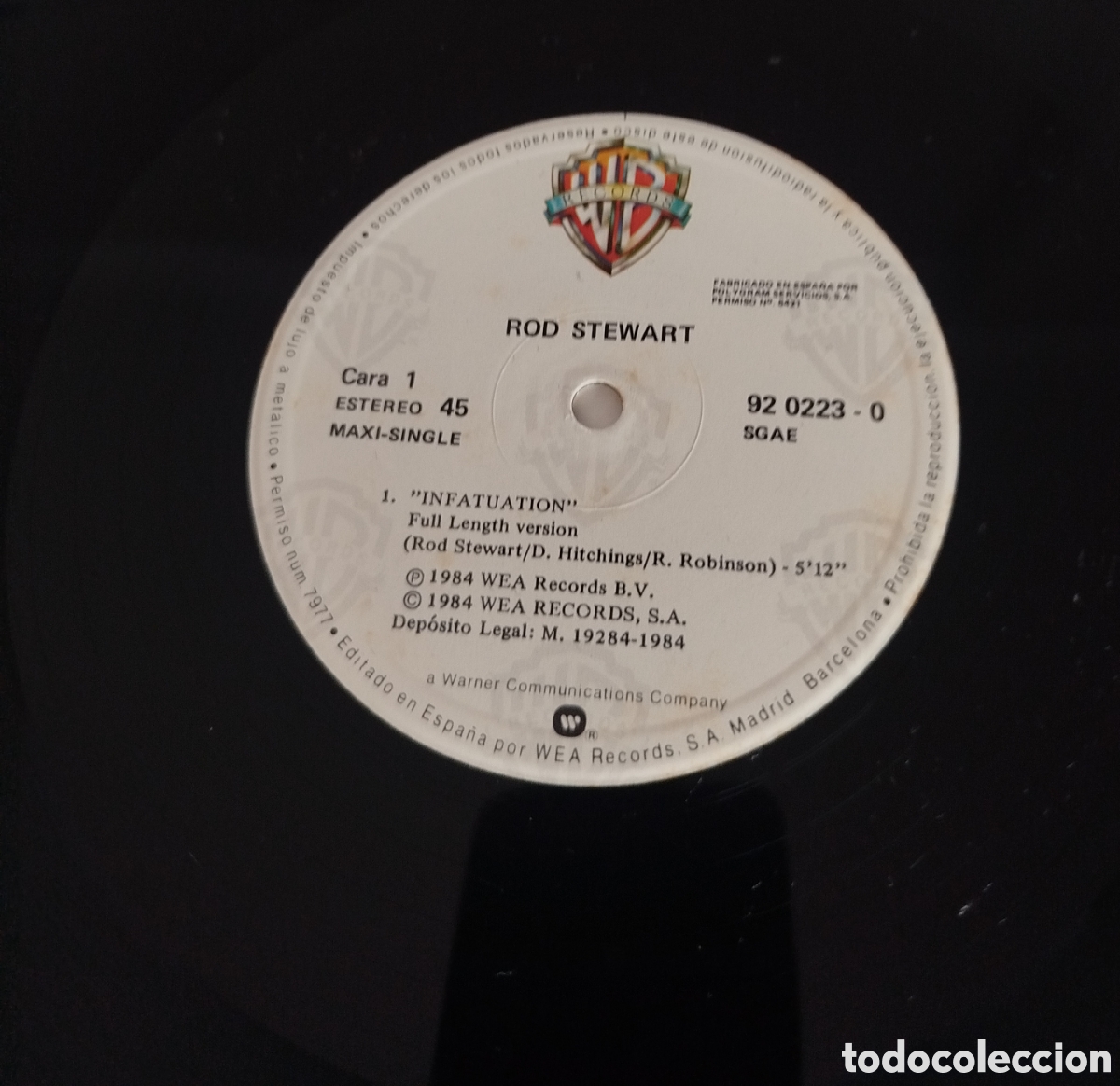 Discos de vinilo: Rod Stewart - Infatuation - Foto 3