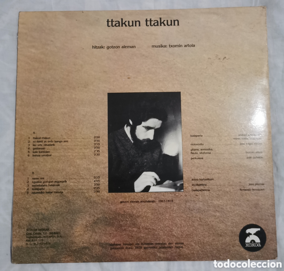 Discos de vinilo: Ttakun Ttakun, Txomin Artola - Foto 3