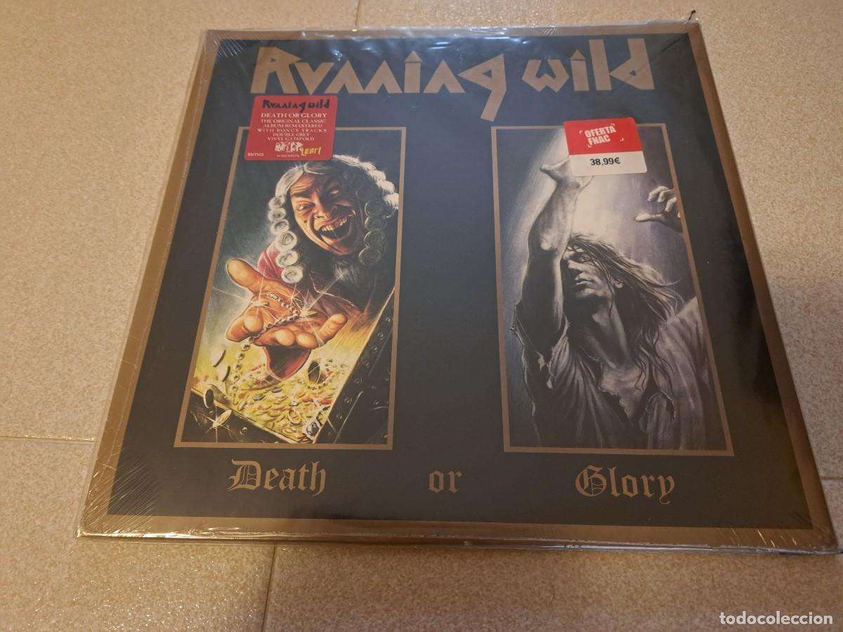 Discos de vinilo: RUNNING WILD - 2 LP - DEATH OR GLORY - VINILO A COLOR - Foto 1