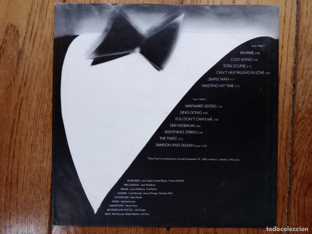 Discos de vinilo: Klaus Nomi - encore - Klaus Nomi - Foto 4