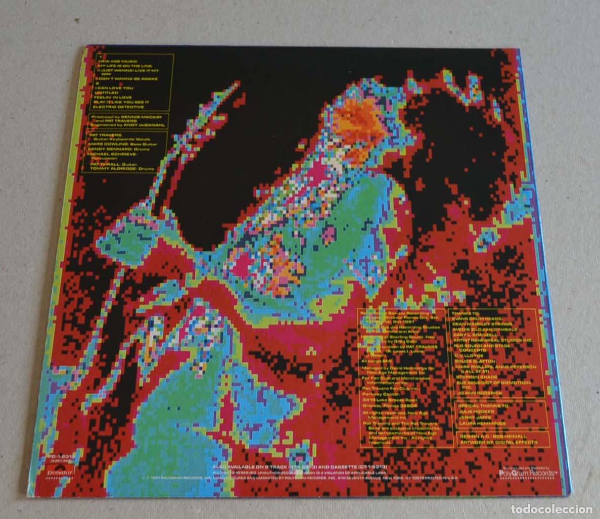 Discos de vinilo: PAT TRAVERS - RADIO ACTIVE - Foto 2