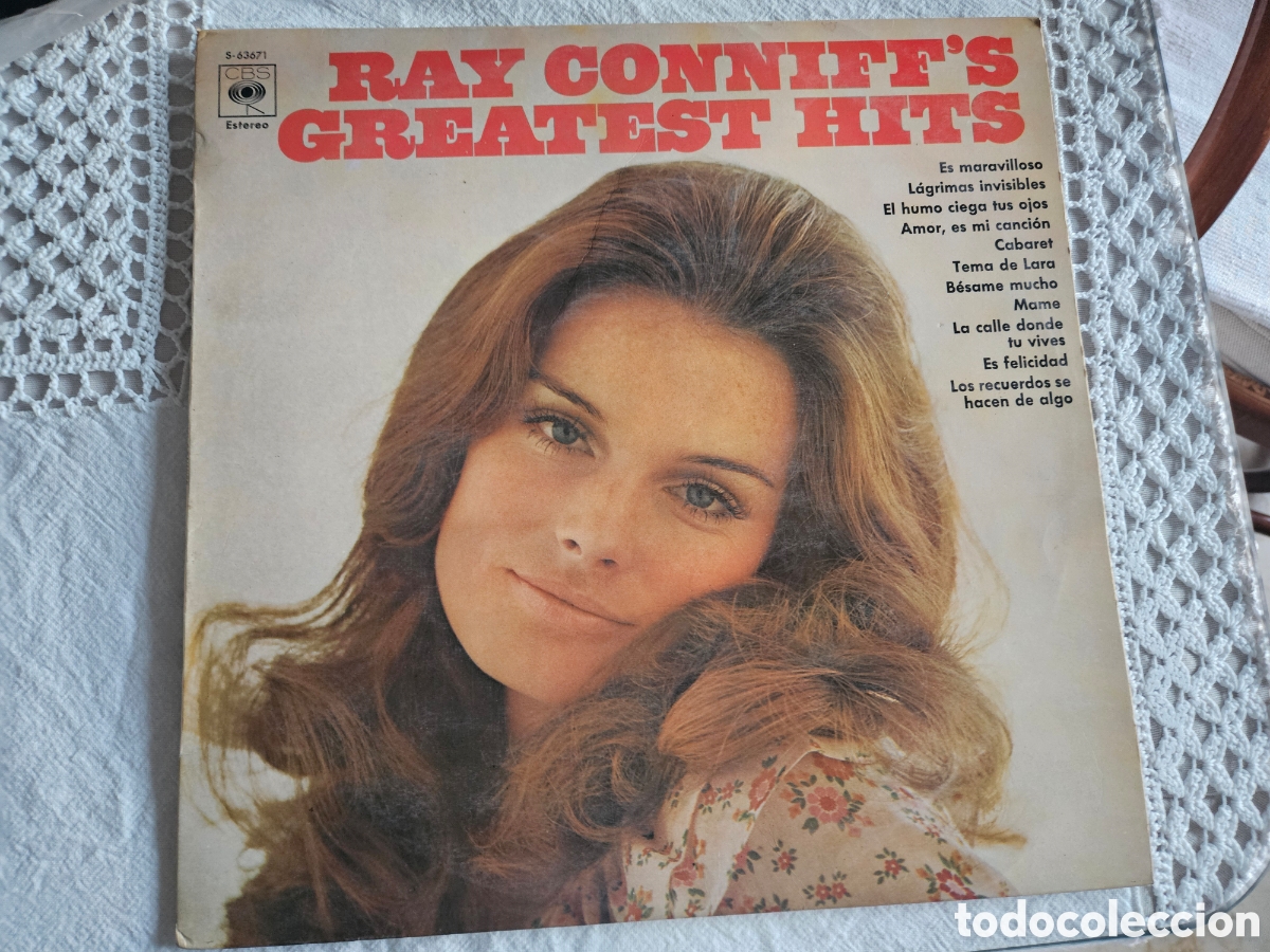 Discos de vinilo: LP Ray Conniffs Greatest Hits - Foto 1