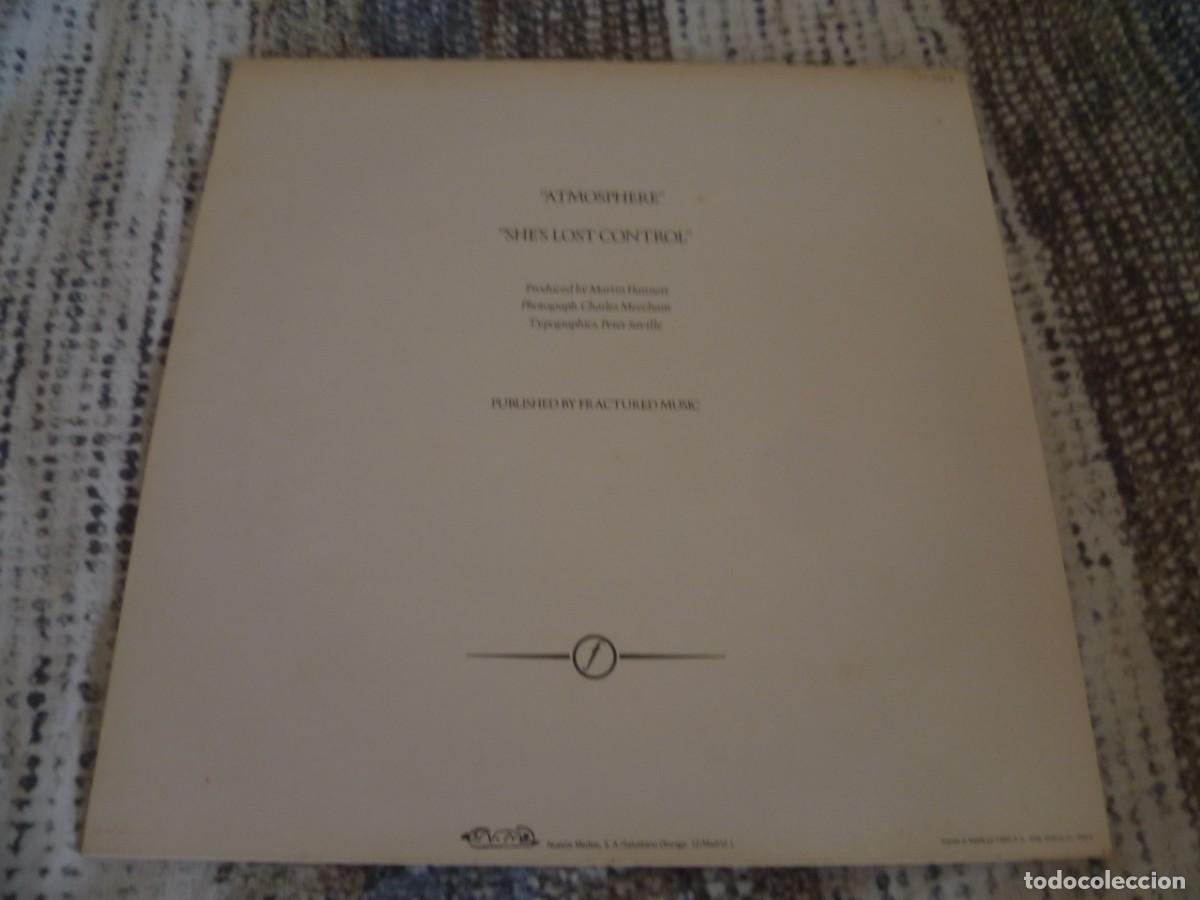 Discos de vinilo: Joy Division Atmosphere Maxi Single Spain 1982 exc- - Foto 2