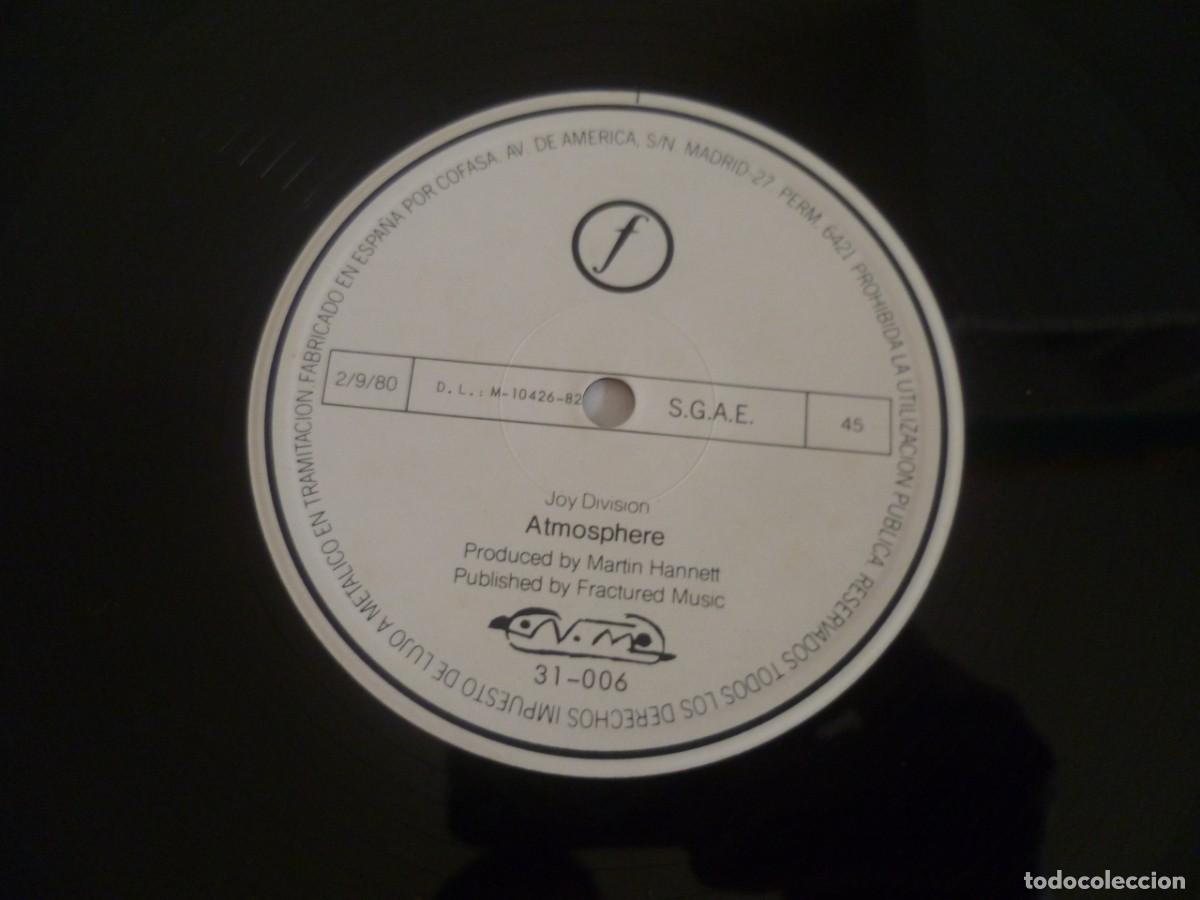 Discos de vinilo: Joy Division Atmosphere Maxi Single Spain 1982 exc- - Foto 6