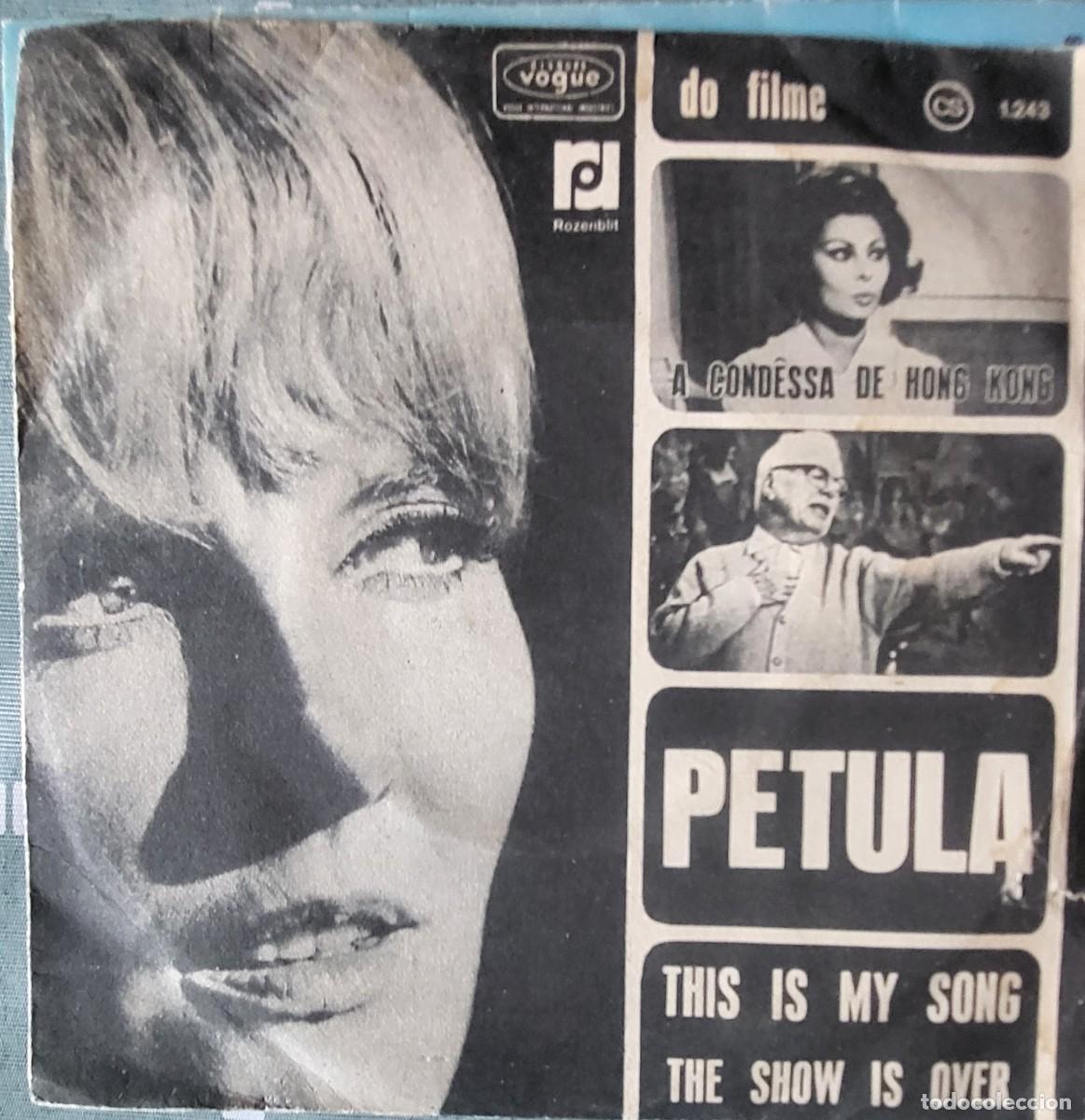 Discos de vinilo: Petula Clark single sello Vogue editado en Brasil... - Foto 1