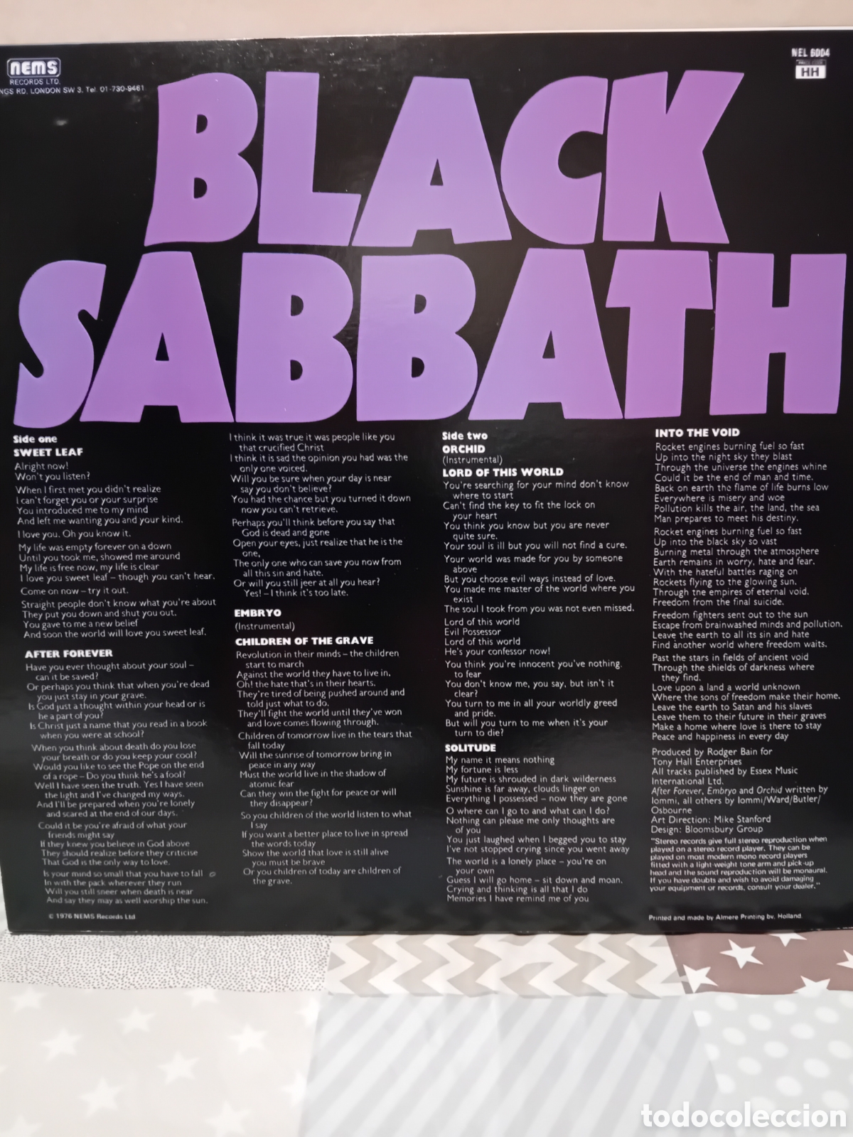 Discos de vinilo: BLACK SABBATH. MASTER OF REALITY. NUEVO - Foto 2