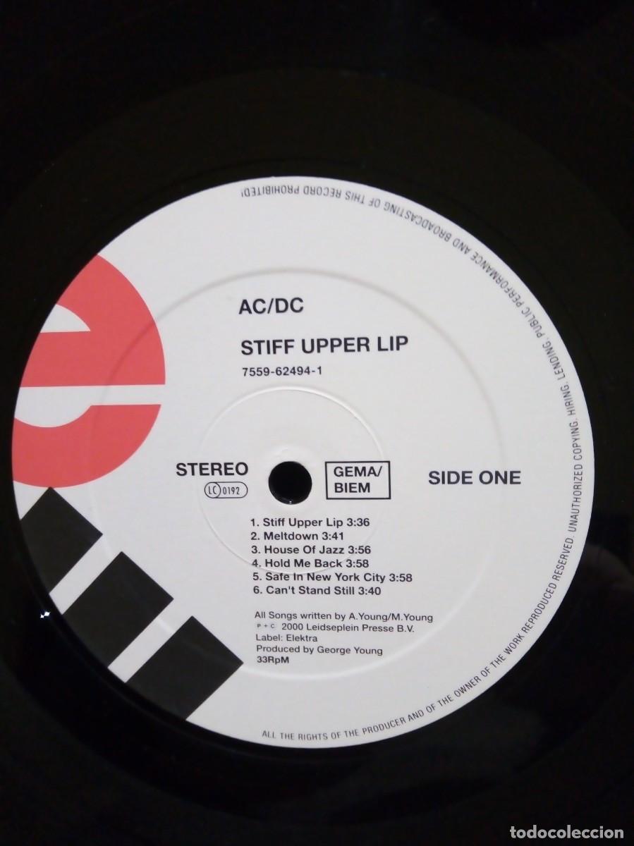 Discos de vinilo: AC DC, Stiff Upper Lip 2000. - Foto 4