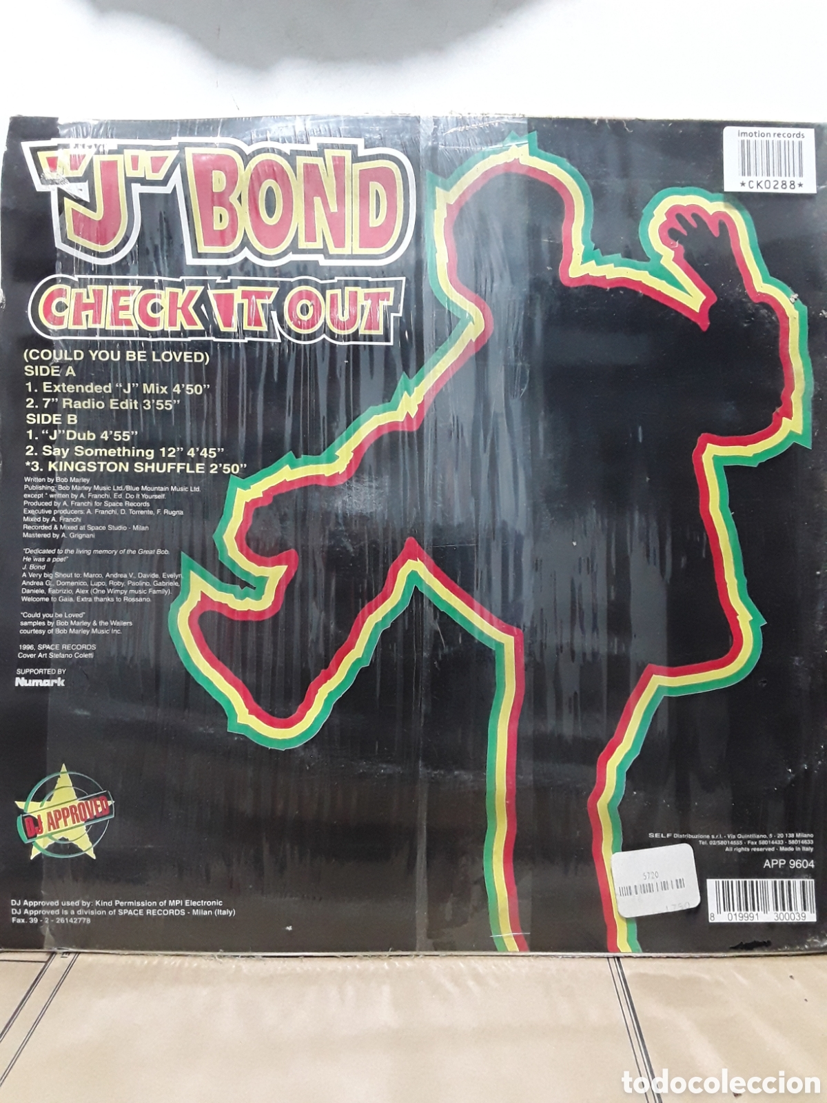 Discos de vinilo: &rdquo;J&rdquo; Bond &lrm;&ndash; Check It Out (Could You Be Loved) - Foto 2