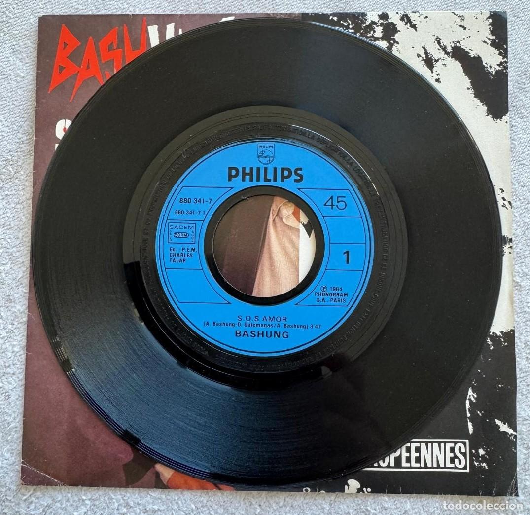 Discos de vinilo: Alain Bashung 45t SOS Amor EX EX - Foto 2
