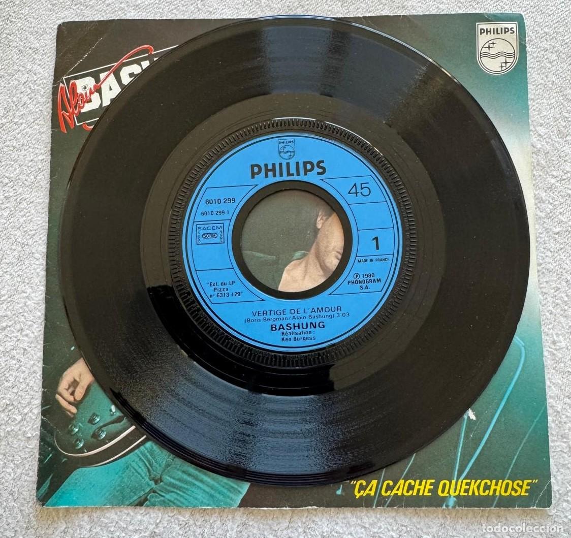Discos de vinilo: Alain Bashung 45t Vertige de lamour VG++ EX - Foto 2