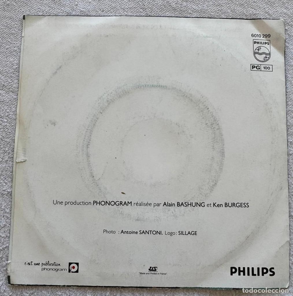 Discos de vinilo: Alain Bashung 45t Vertige de lamour VG++ EX - Foto 3