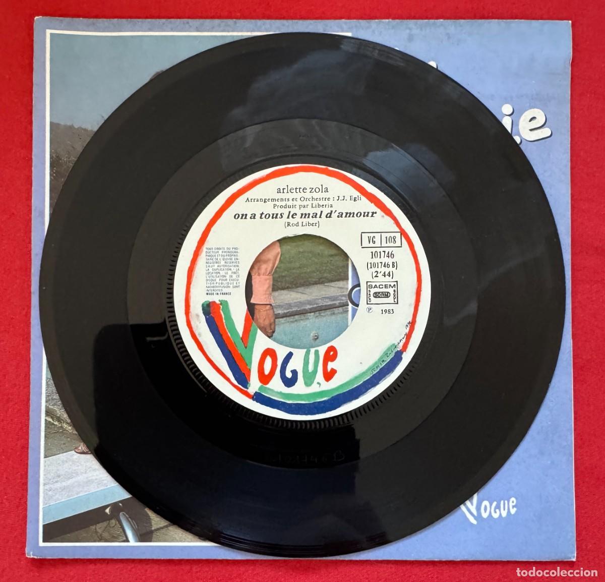 Discos de vinilo: arlette zola 45t Billy boogie EX EX - Foto 2