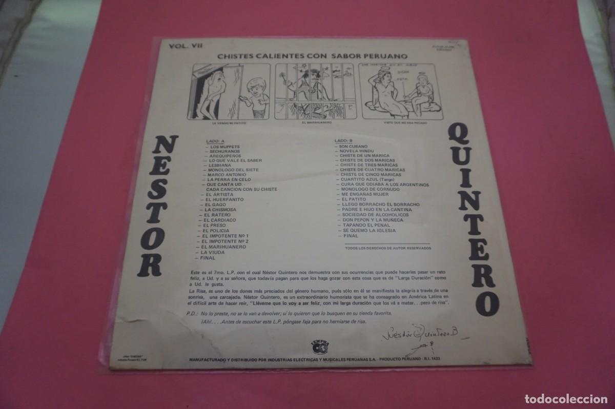 Discos de vinilo: LP - NESTOR QUINTERO - EL SEPTIMO SEVERO - DISCO COMO NUEVO - Foto 3