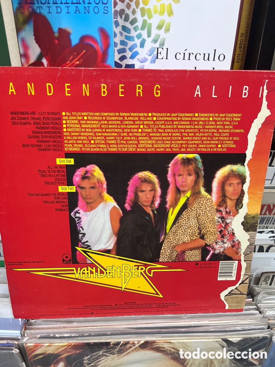 Discos de vinilo: vandenberg alibi vandenberg - Foto 2