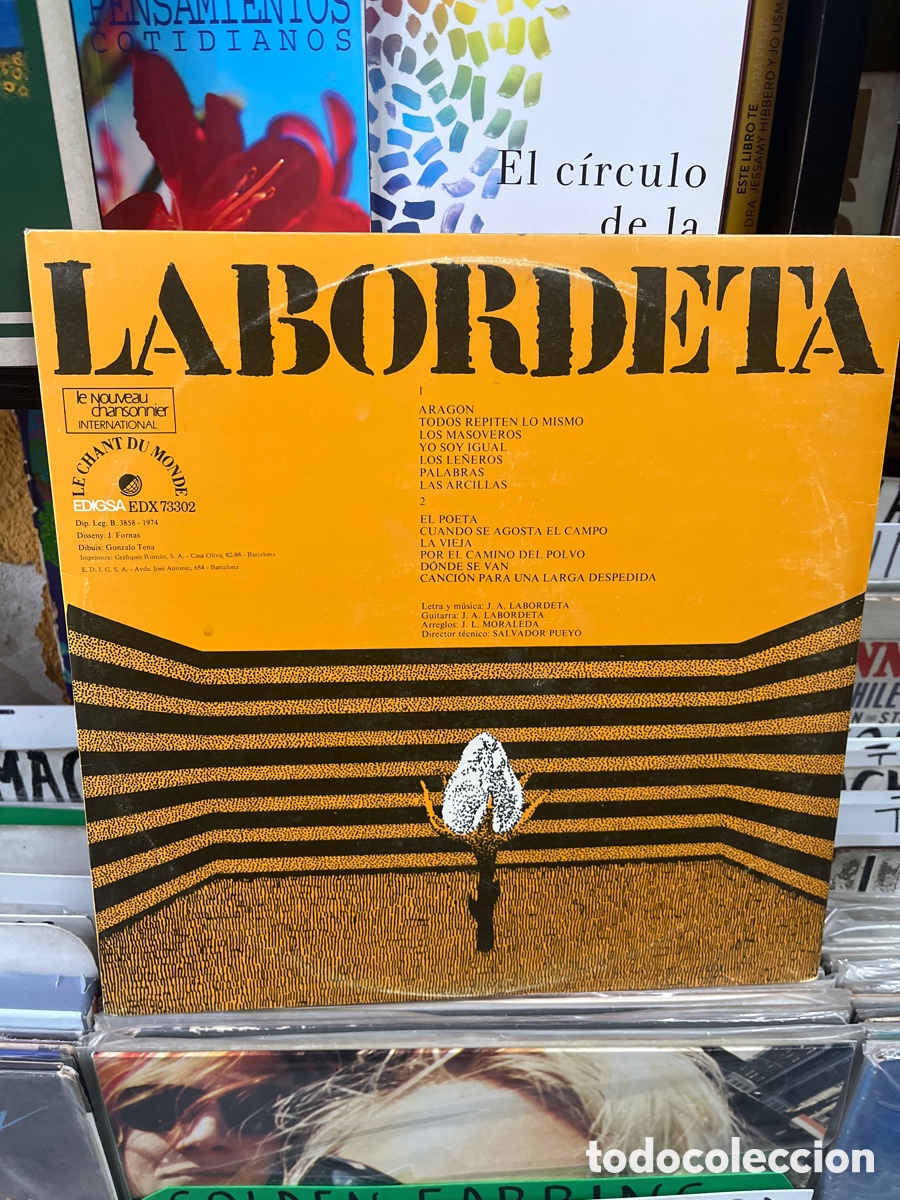 Discos de vinilo: labordeta cantar i callar - Foto 2