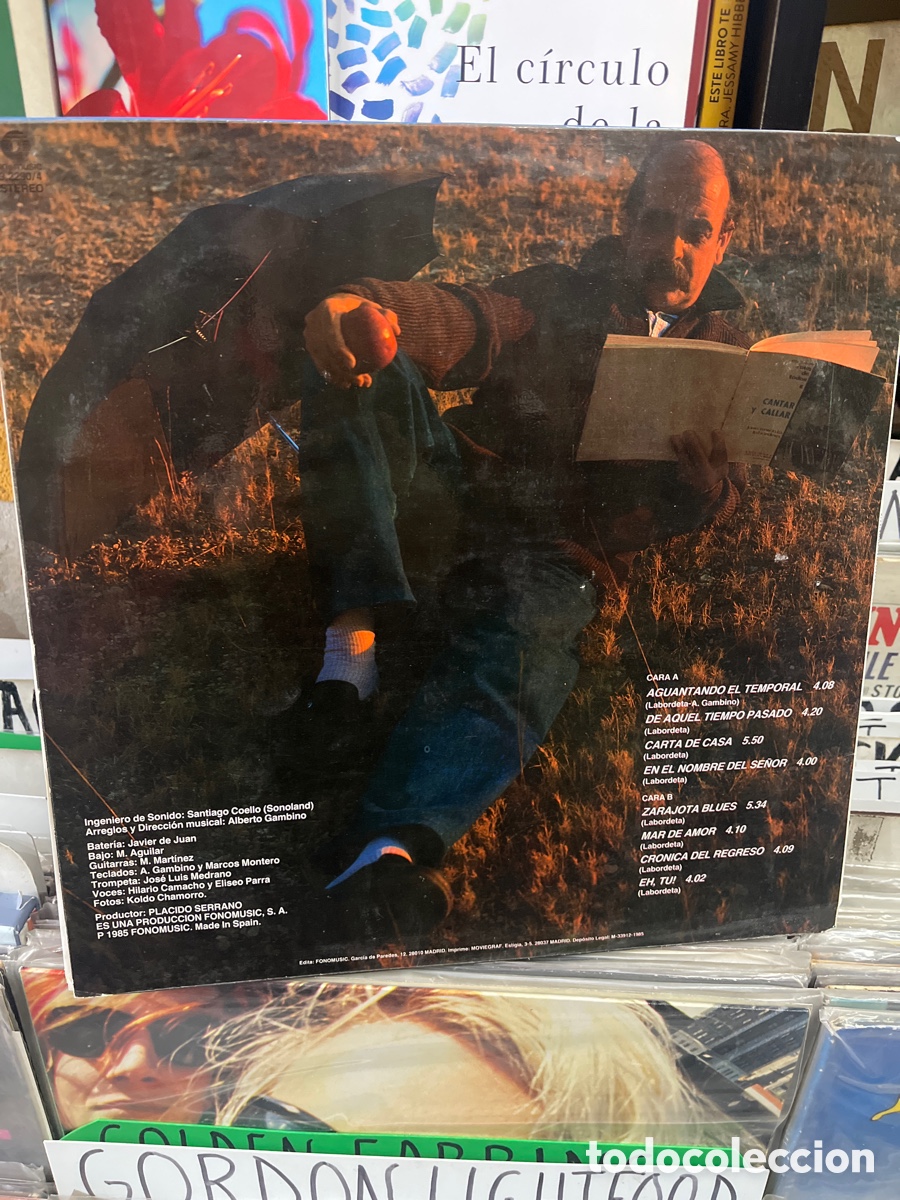 Discos de vinilo: labordeta aguantando el temporal - Foto 2