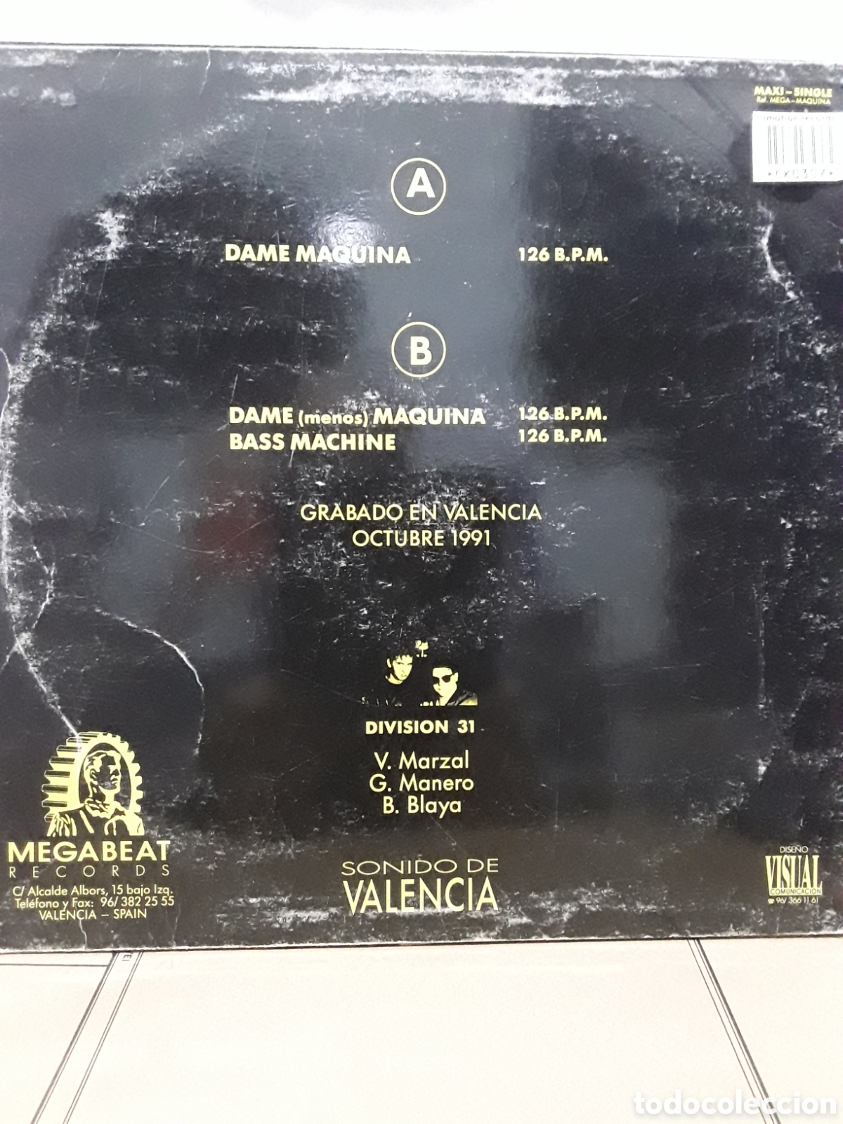 Discos de vinilo: Division 31 &lrm;&ndash; Dame M&aacute;quina - Foto 2