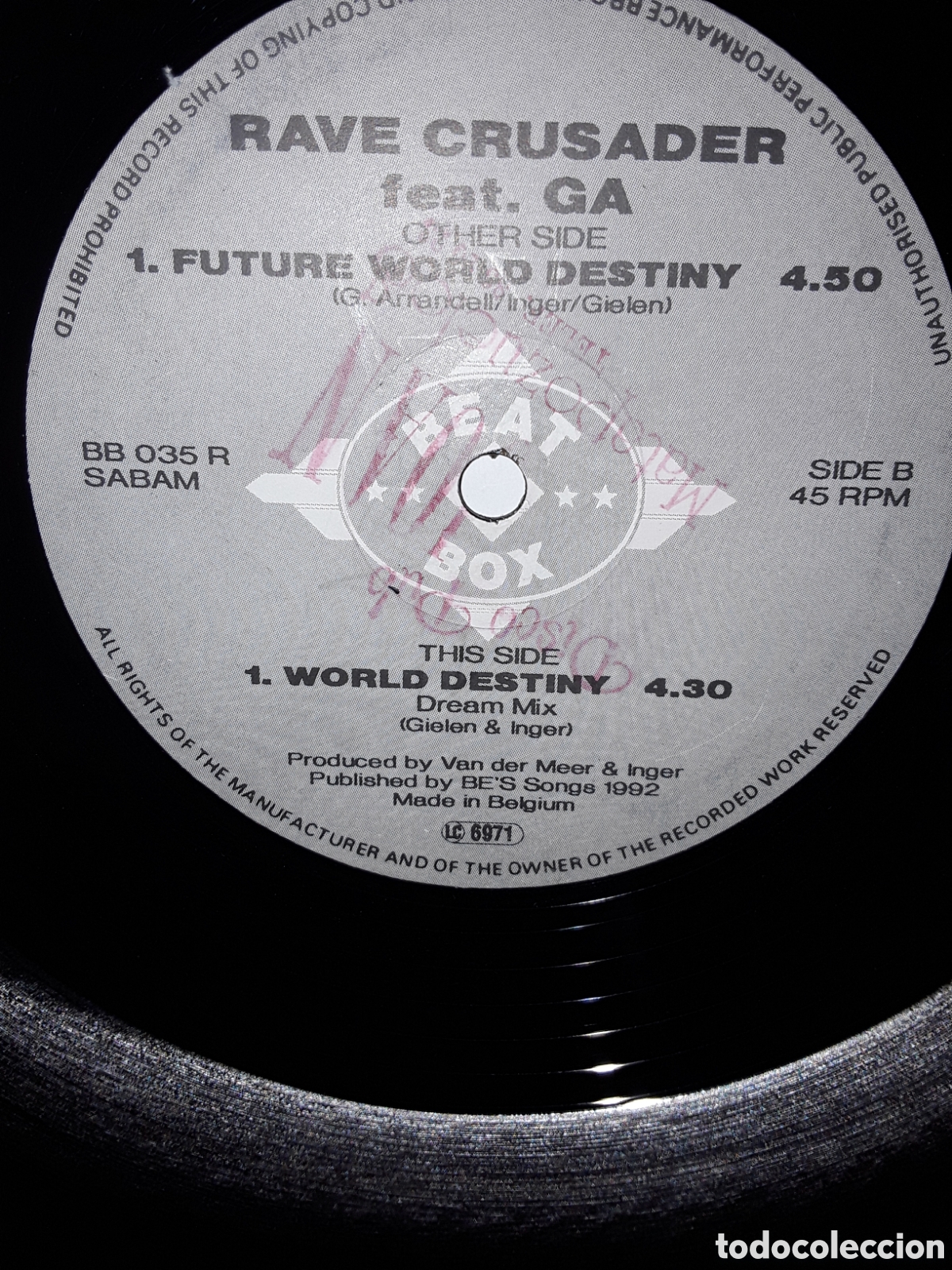 Discos de vinilo: Rave Crusader &lrm;&ndash; Future World Destiny - Foto 2