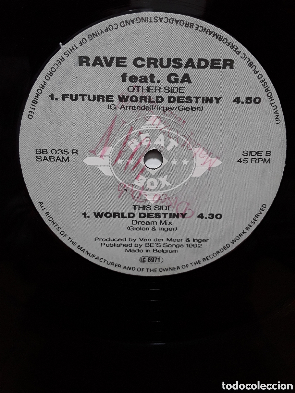Discos de vinilo: Rave Crusader &lrm;&ndash; Future World Destiny - Foto 3