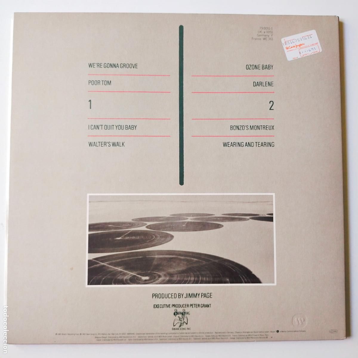 Discos de vinilo: LED ZEPPELIN- CODA- SPAIN LP 1982- COMO NUEVO. - Foto 3