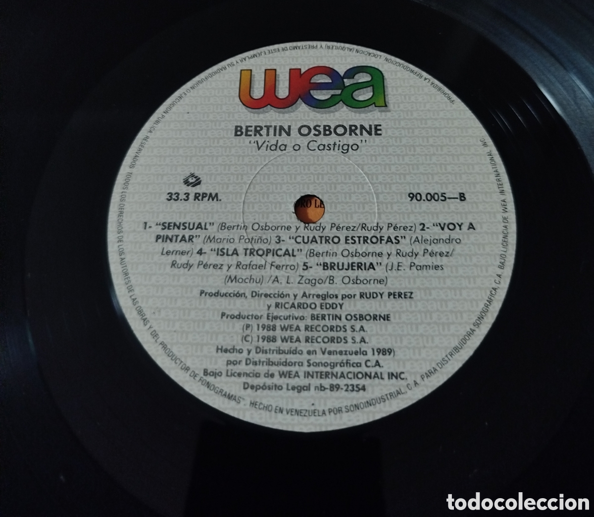 Discos de vinilo: Bert&iacute;n Osborne - Vida O Castigo - Foto 3