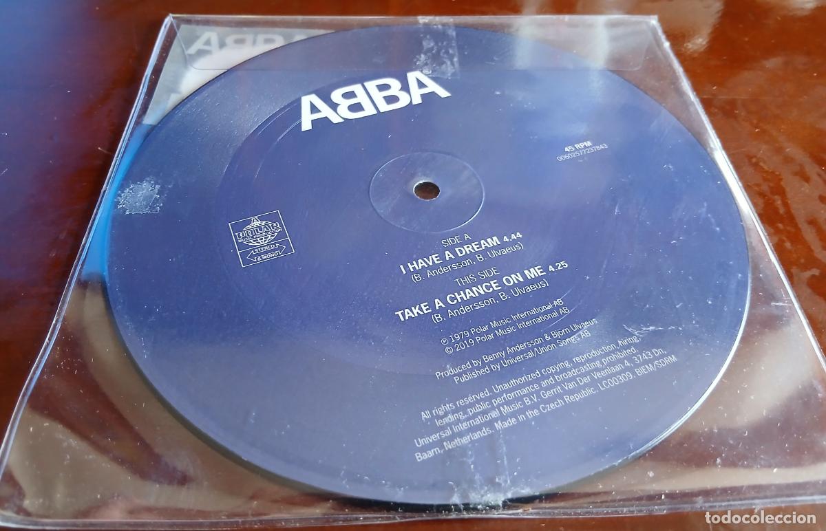 Discos de vinilo: ABBA - I HAVE A DREAM - SINGLE PICTURE - 2019 - Foto 2