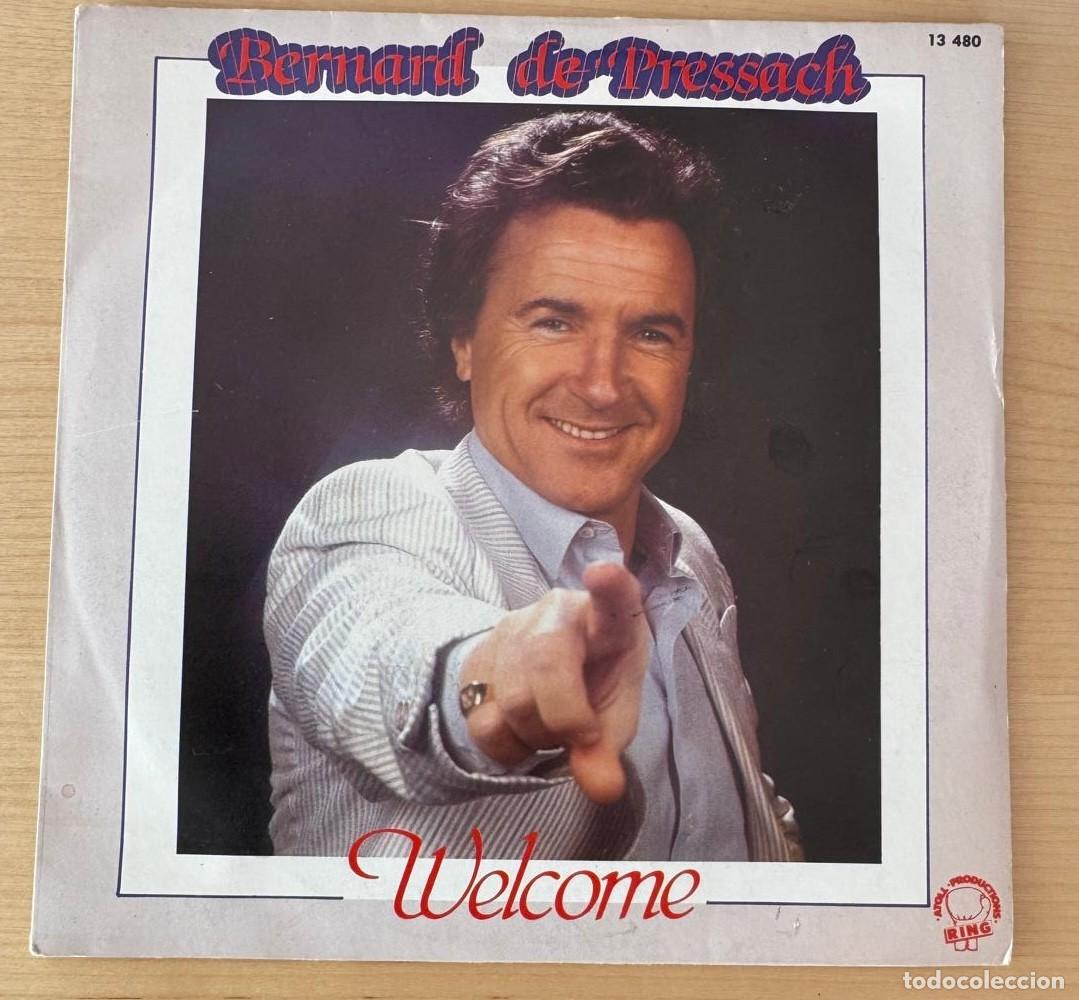 Discos de vinilo: Bernard de pressach 45t Wellcom VG++ EX - Foto 1