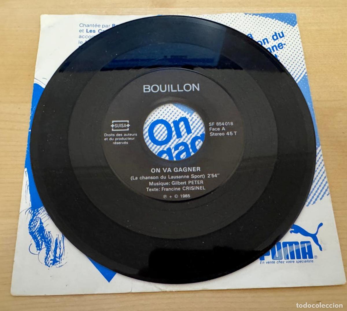Discos de vinilo: Bouillon 45t On va gagner!! VG++ EX - Foto 3