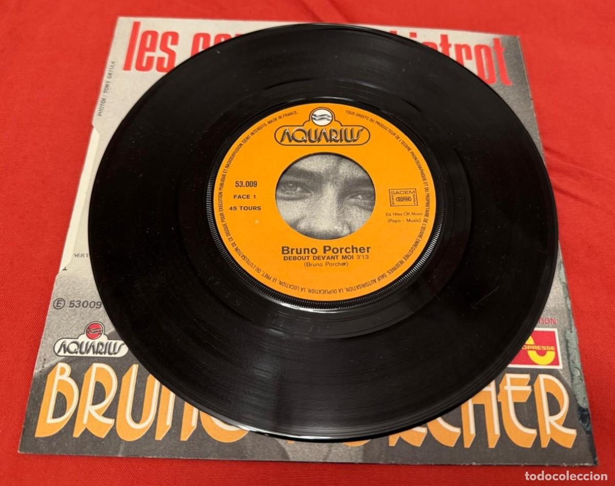 Discos de vinilo: Bruno porcher 45t debout devant moi EX EX - Foto 2