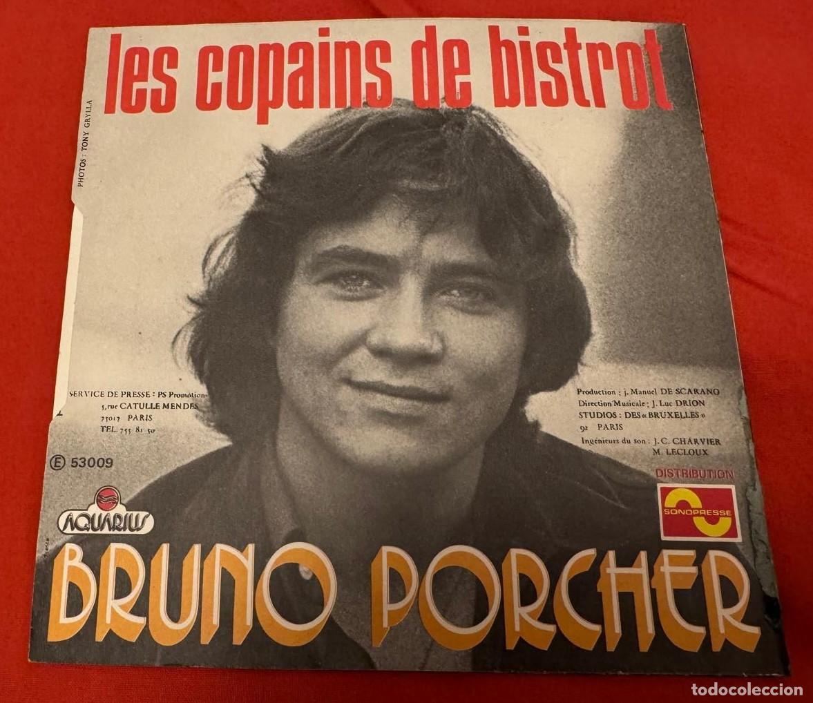 Discos de vinilo: Bruno porcher 45t debout devant moi EX EX - Foto 3