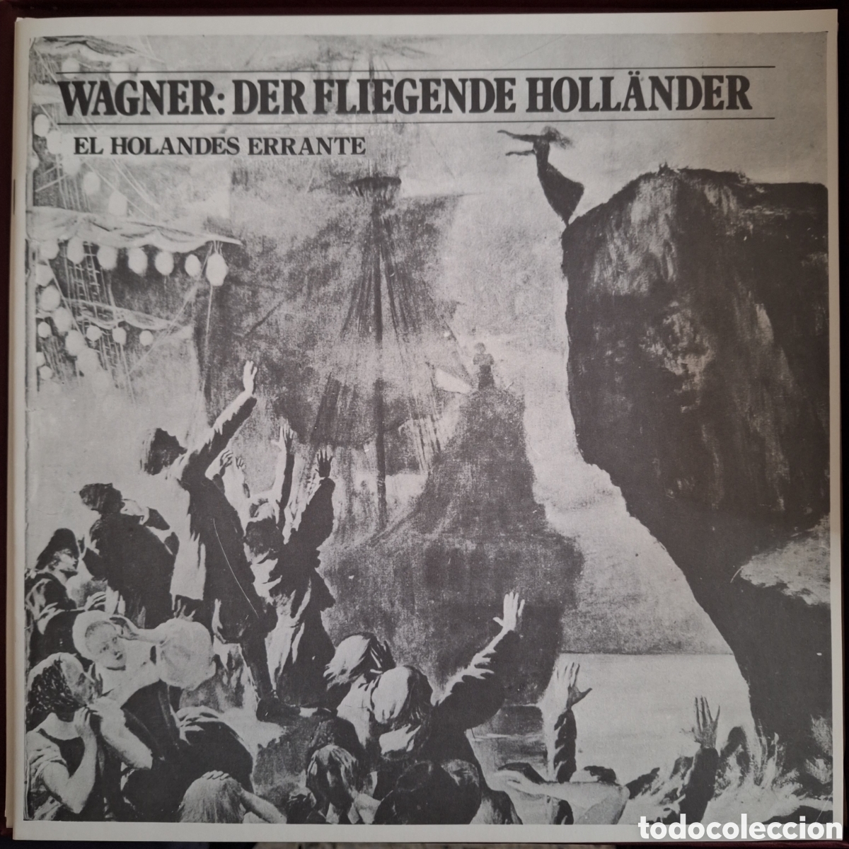 Discos de vinilo: Caja Der Fliegende Holl&auml;nder. Wagner. - Foto 2