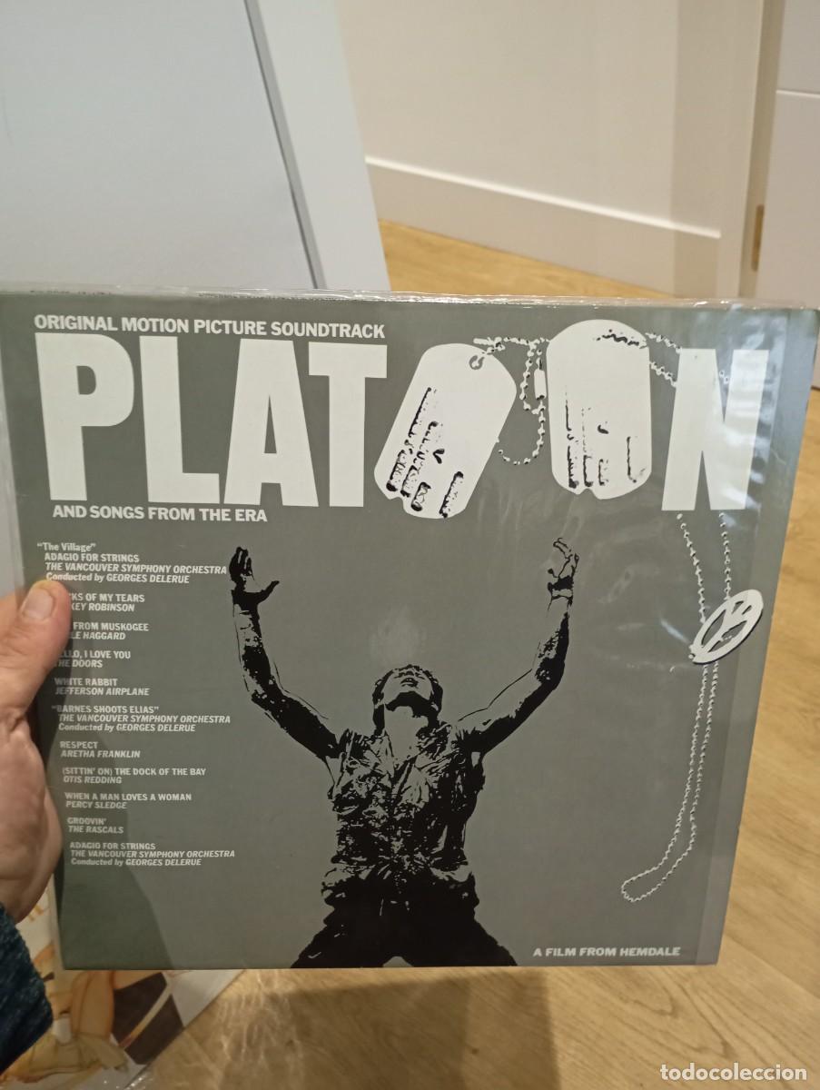 Discos de vinilo: LP PLATOON B.S.O BANDA SONORA ORIGINAL VG++ - Foto 1