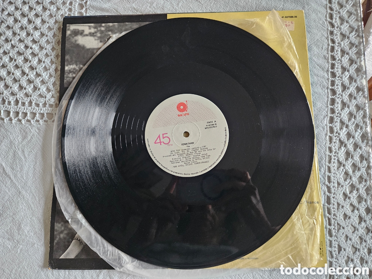 Discos de vinilo: MAXi SINGLE BOY TOY TIA JONATHAN - Foto 2