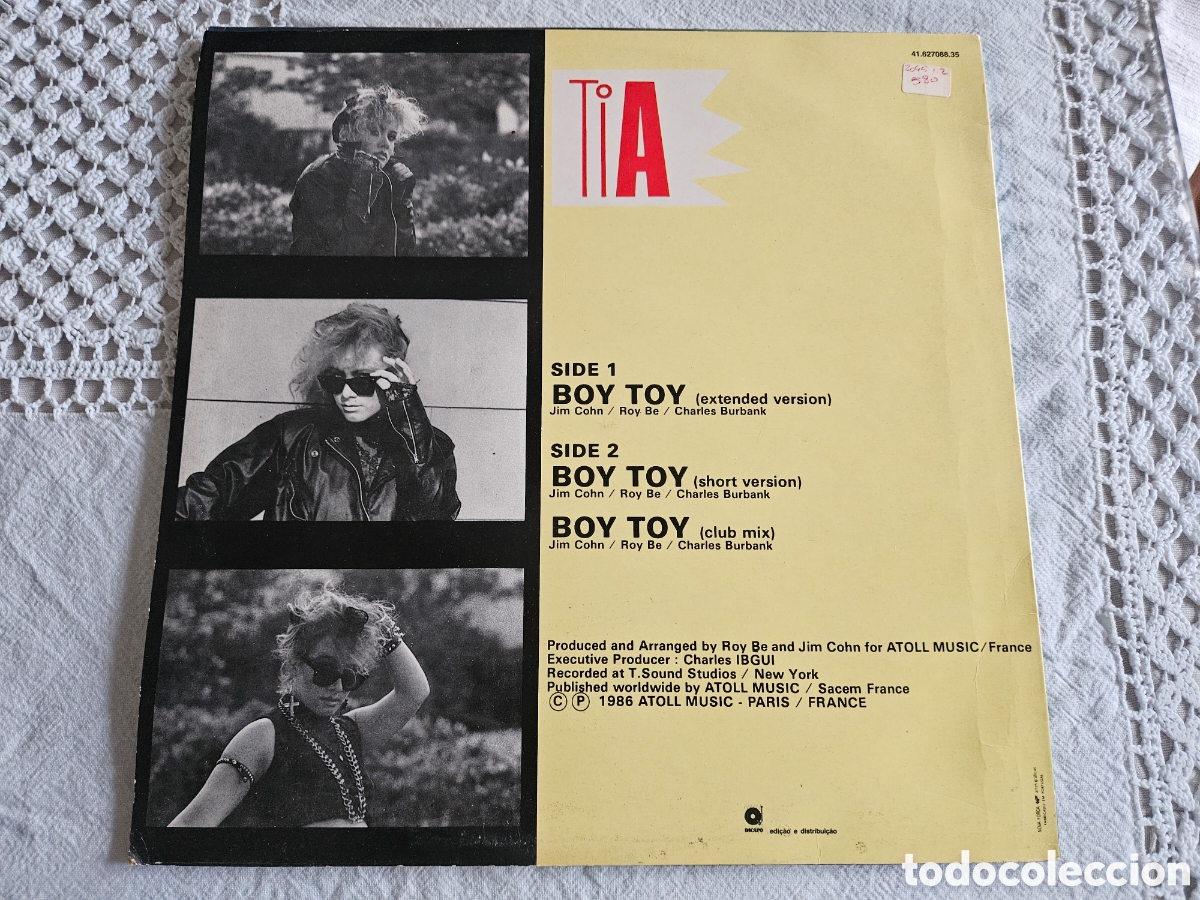 Discos de vinilo: MAXi SINGLE BOY TOY TIA JONATHAN - Foto 3