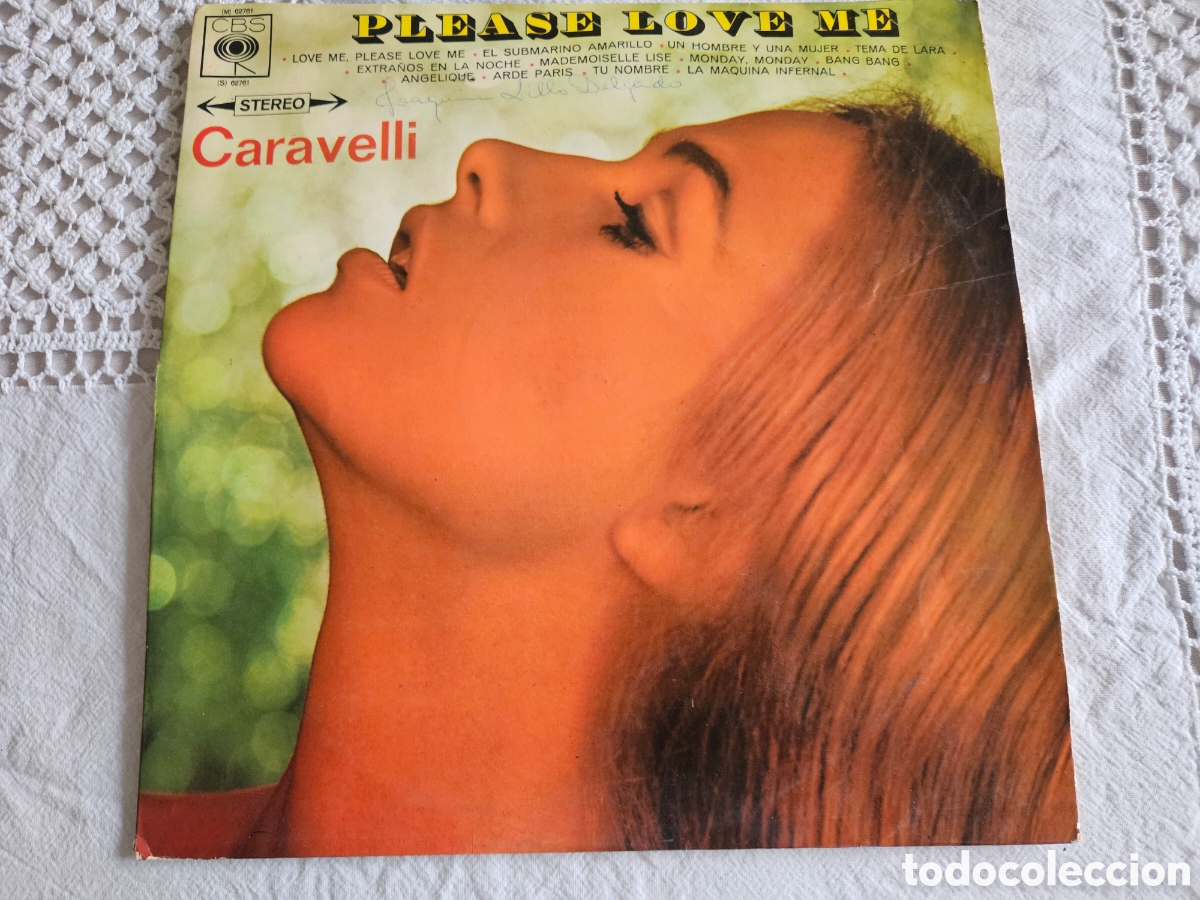 Discos de vinilo: LP Caravelli Please Love Me - Foto 1